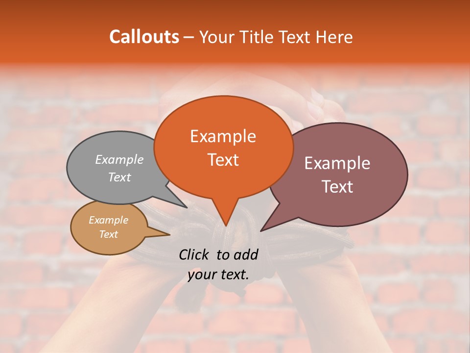 Depression Man Slave PowerPoint Template