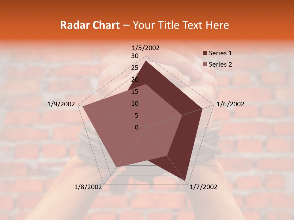 Depression Man Slave PowerPoint Template