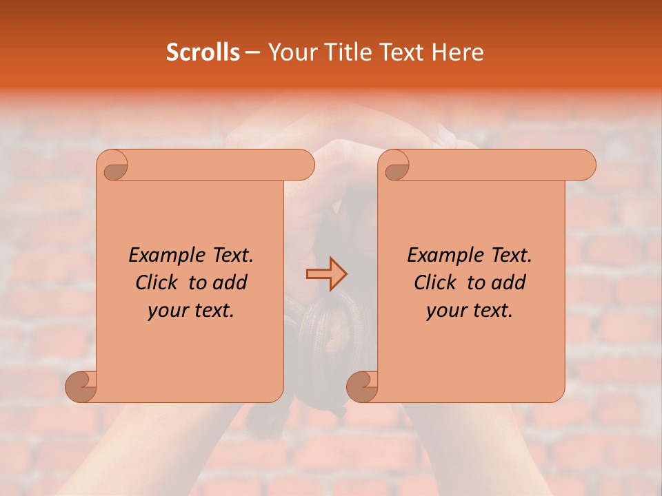 Depression Man Slave PowerPoint Template