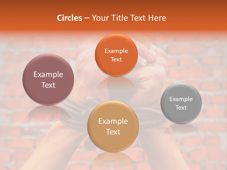 Depression Man Slave PowerPoint Template