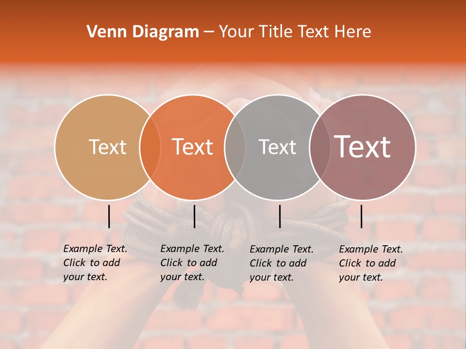 Depression Man Slave PowerPoint Template