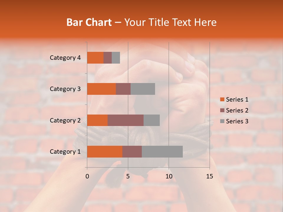 Depression Man Slave PowerPoint Template