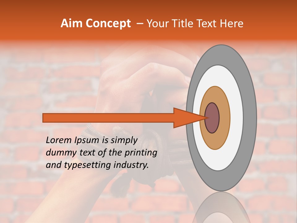 Depression Man Slave PowerPoint Template