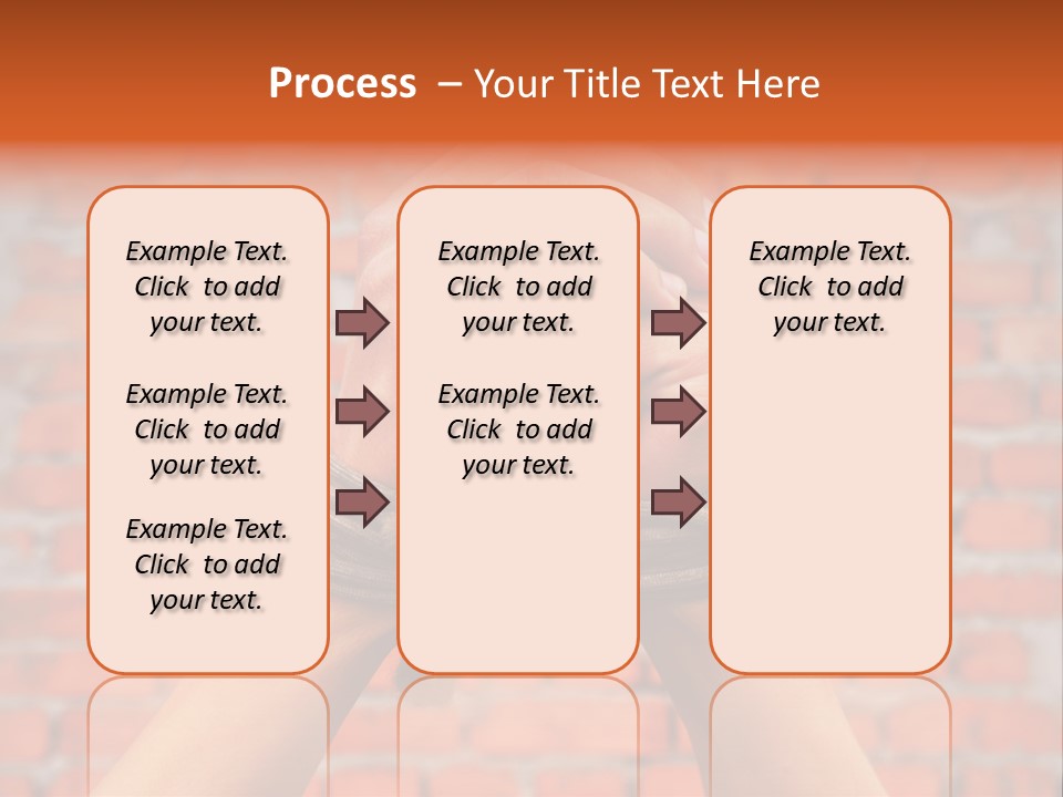 Depression Man Slave PowerPoint Template