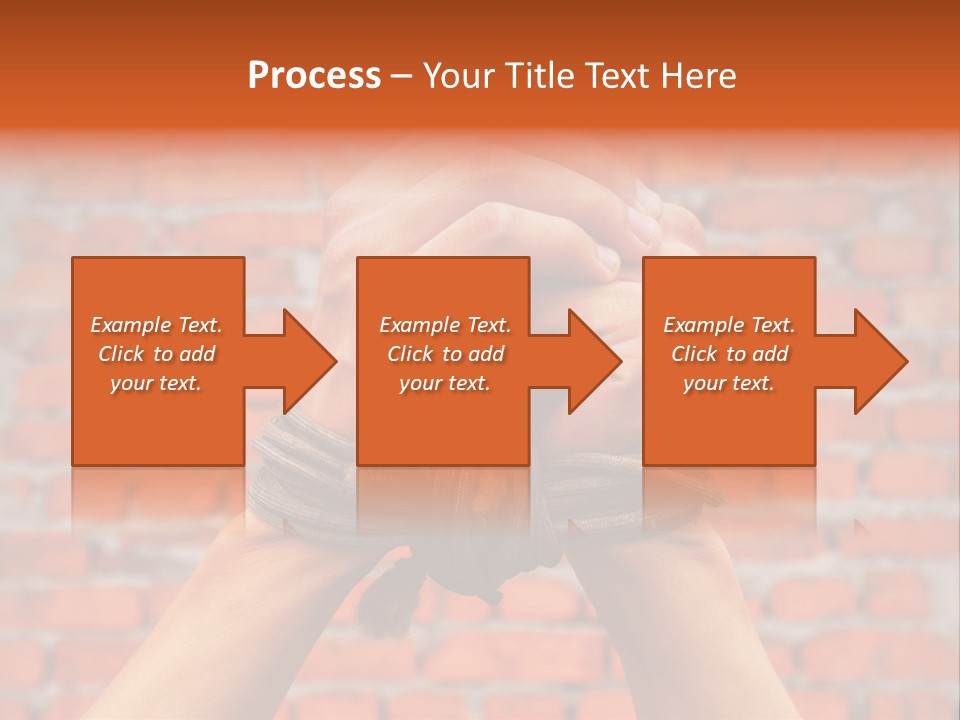 Depression Man Slave PowerPoint Template