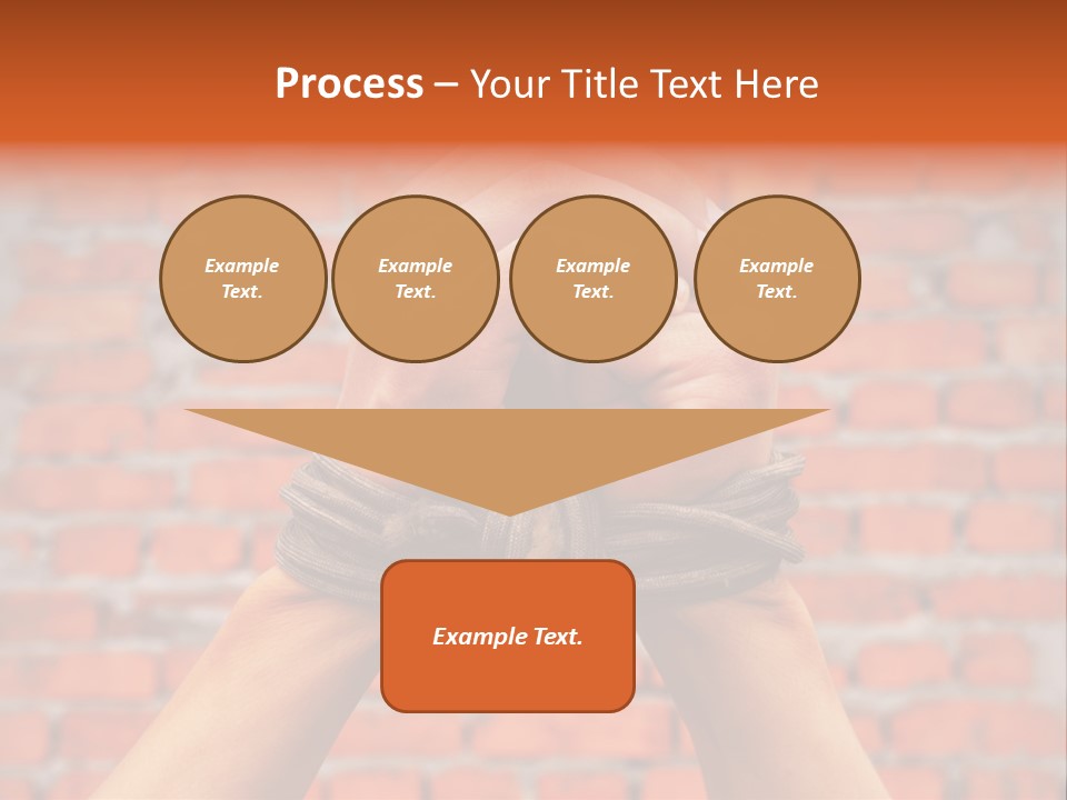 Depression Man Slave PowerPoint Template