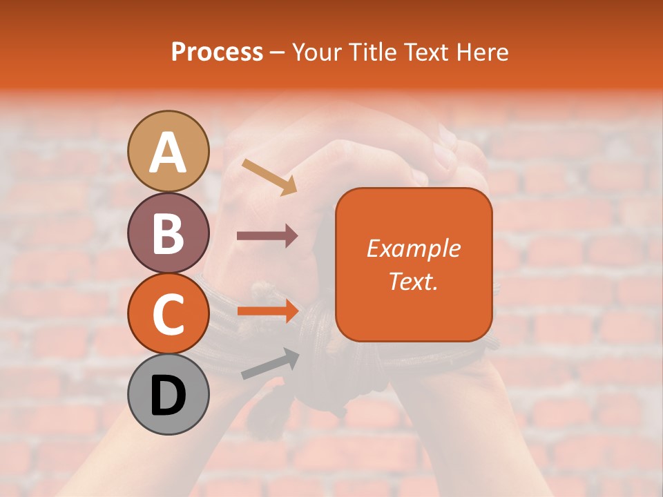 Depression Man Slave PowerPoint Template