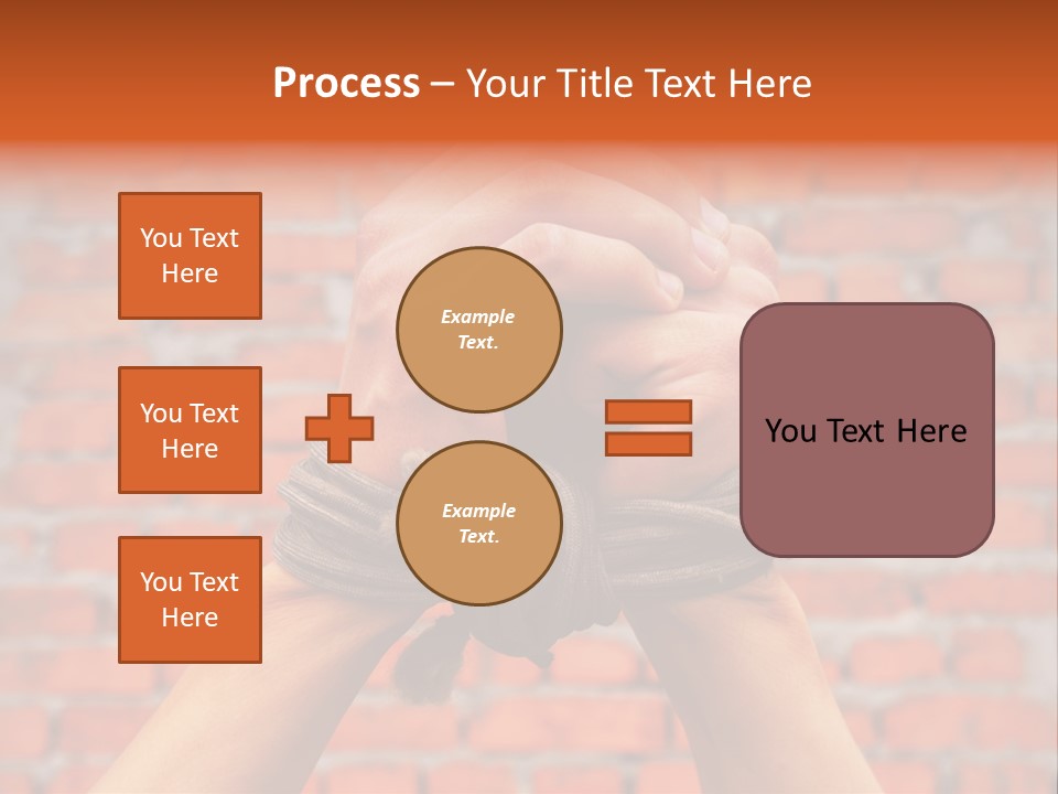Depression Man Slave PowerPoint Template