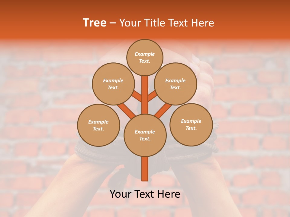 Depression Man Slave PowerPoint Template