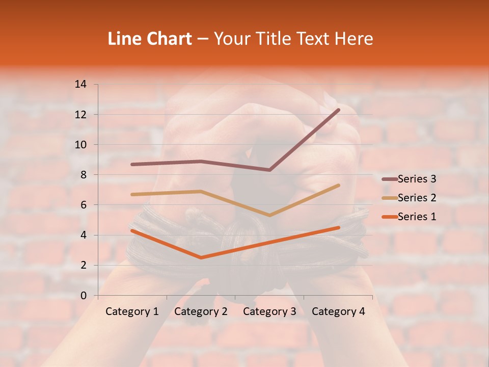 Depression Man Slave PowerPoint Template
