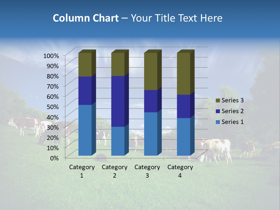 Cattle Discussion Four PowerPoint Template