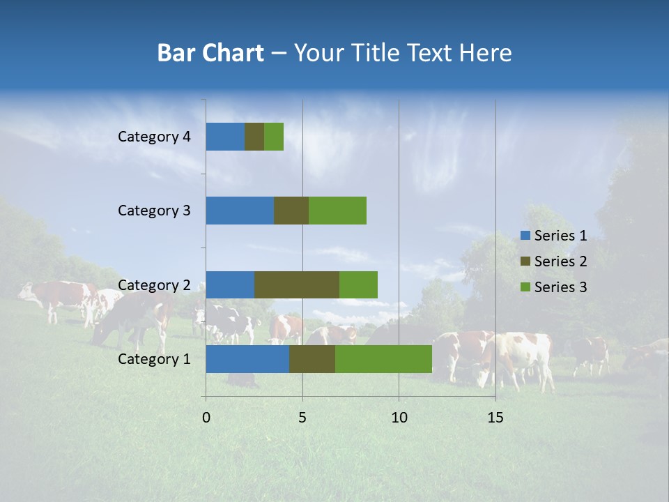 Cattle Discussion Four PowerPoint Template