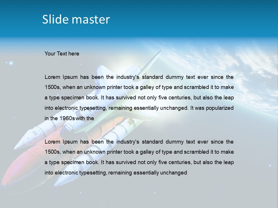 Astrology Sunlight Power PowerPoint Template