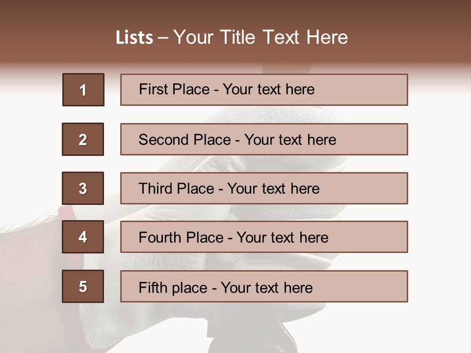 Single Background Work PowerPoint Template