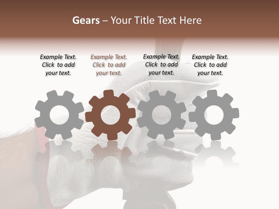 Single Background Work PowerPoint Template