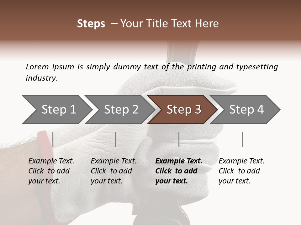 Single Background Work PowerPoint Template