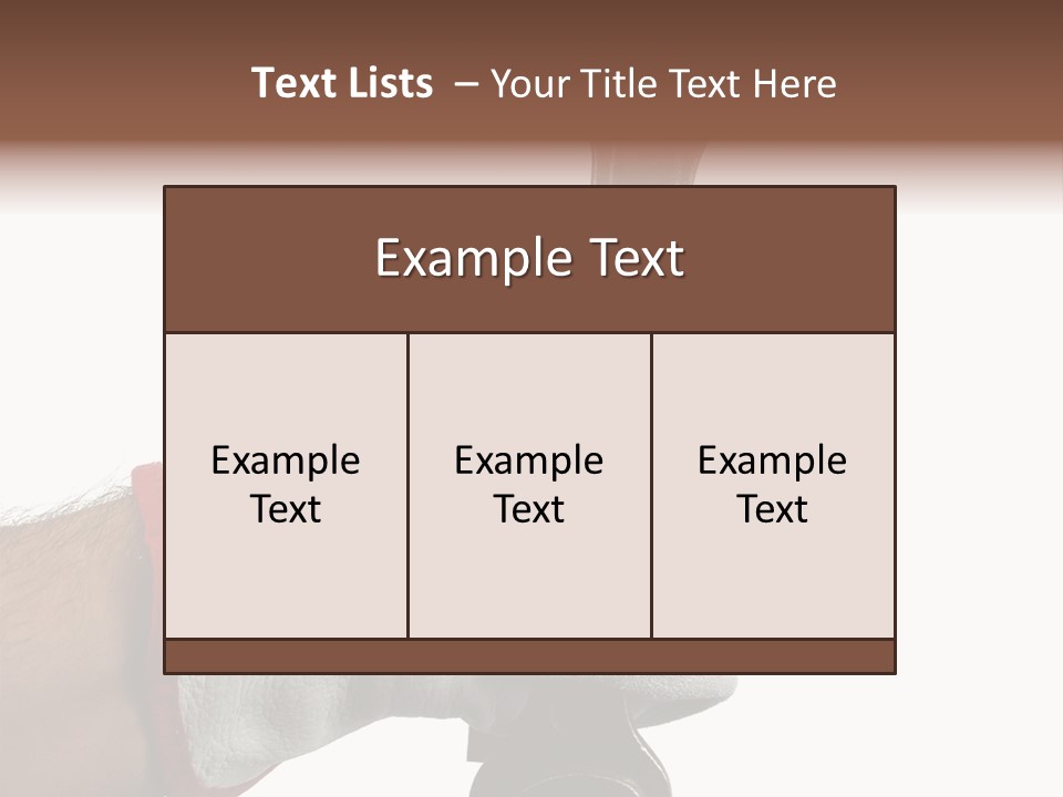 Single Background Work PowerPoint Template