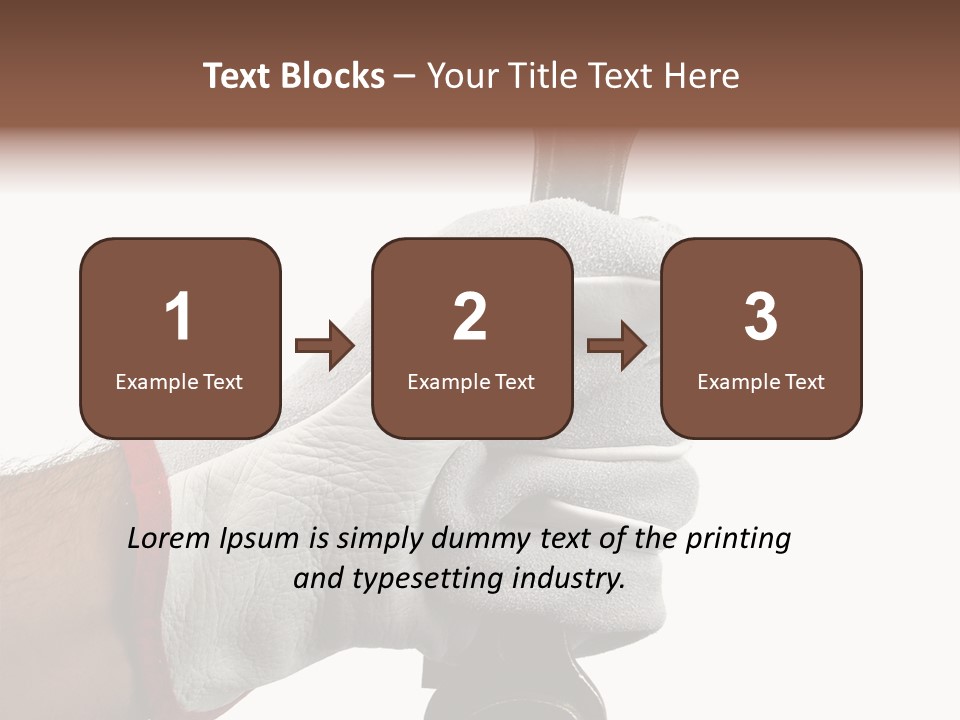 Single Background Work PowerPoint Template