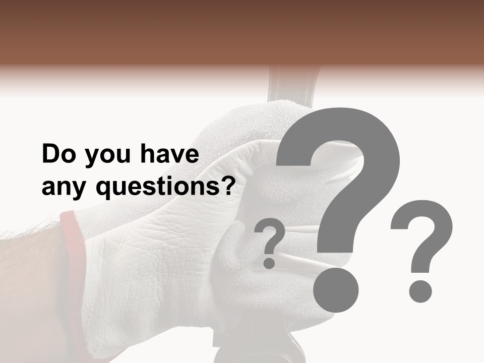 Single Background Work PowerPoint Template