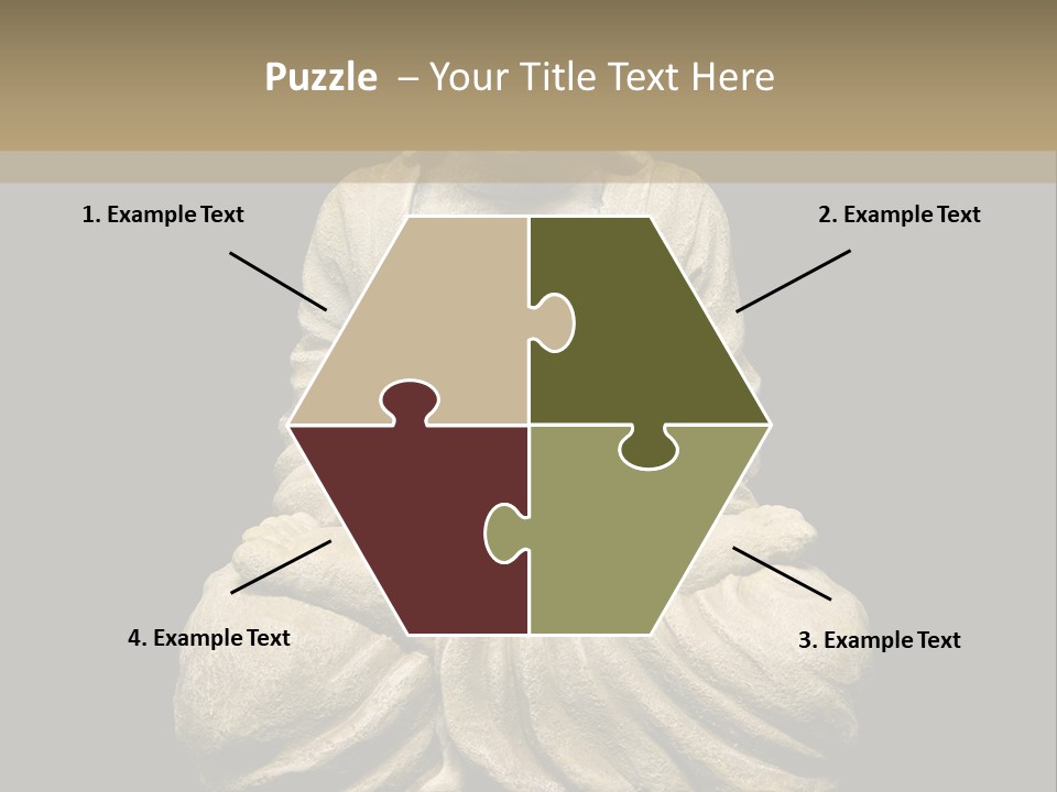 Overweight Zen Relax PowerPoint Template