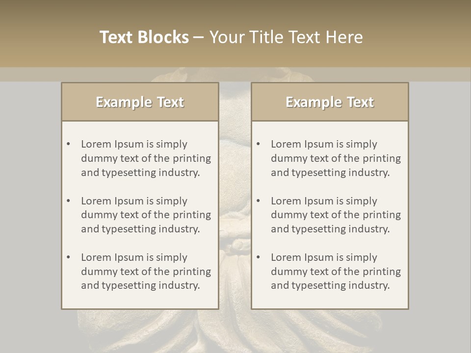 Overweight Zen Relax PowerPoint Template