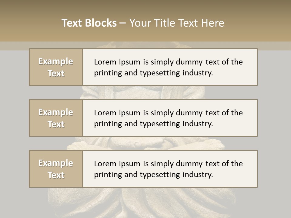 Overweight Zen Relax PowerPoint Template