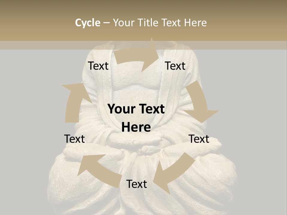 Overweight Zen Relax PowerPoint Template