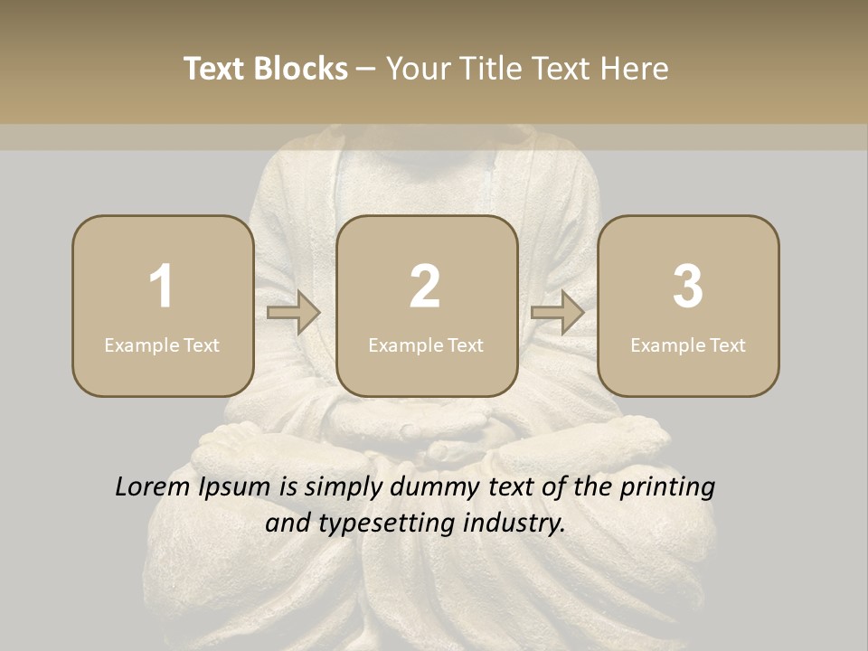 Overweight Zen Relax PowerPoint Template