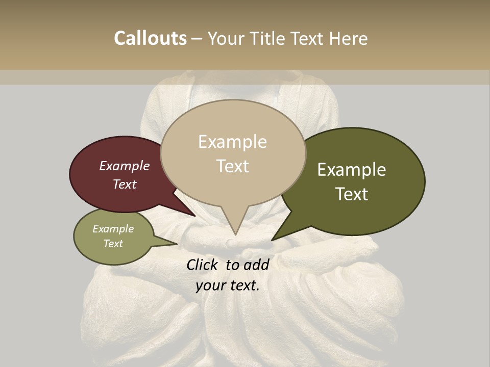 Overweight Zen Relax PowerPoint Template