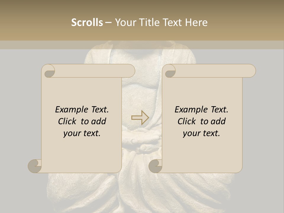 Overweight Zen Relax PowerPoint Template