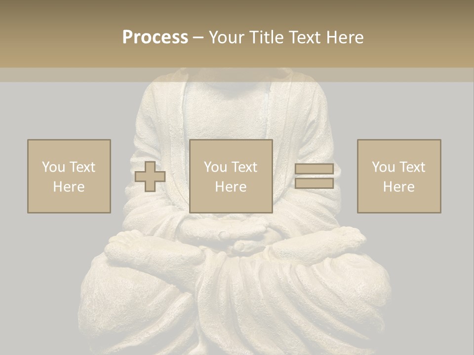 Overweight Zen Relax PowerPoint Template