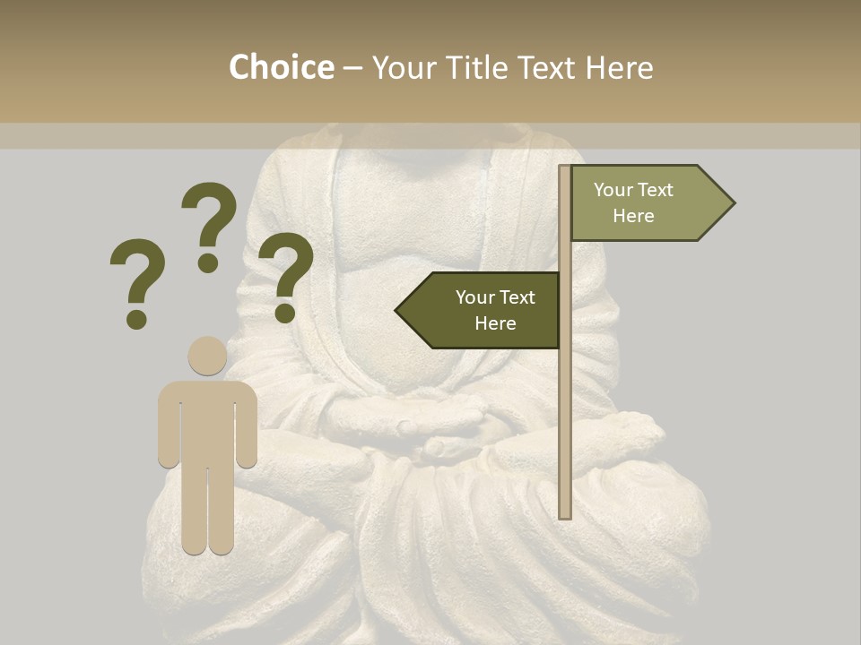 Overweight Zen Relax PowerPoint Template