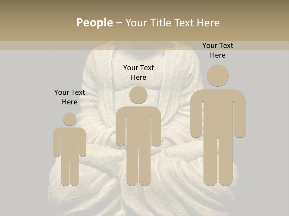 Overweight Zen Relax PowerPoint Template