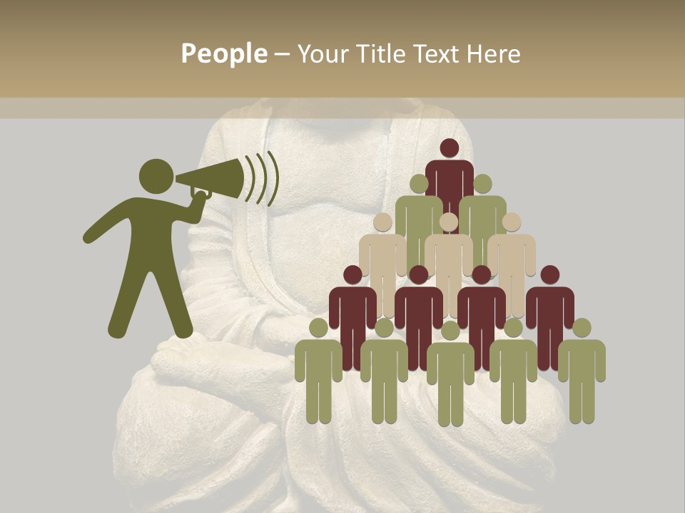 Overweight Zen Relax PowerPoint Template