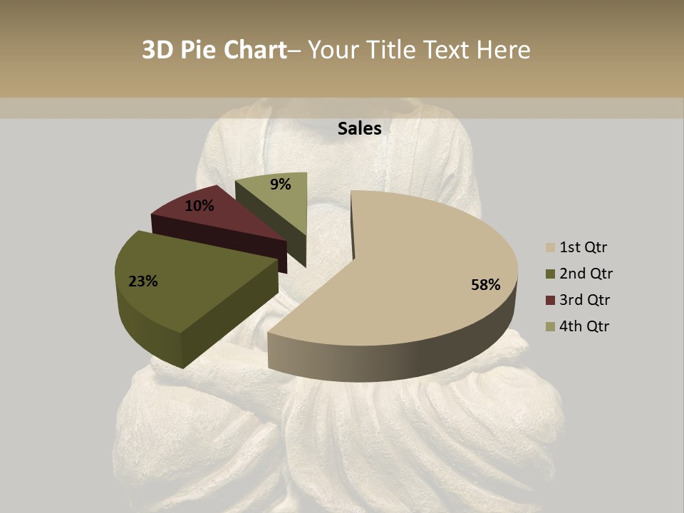 Overweight Zen Relax PowerPoint Template
