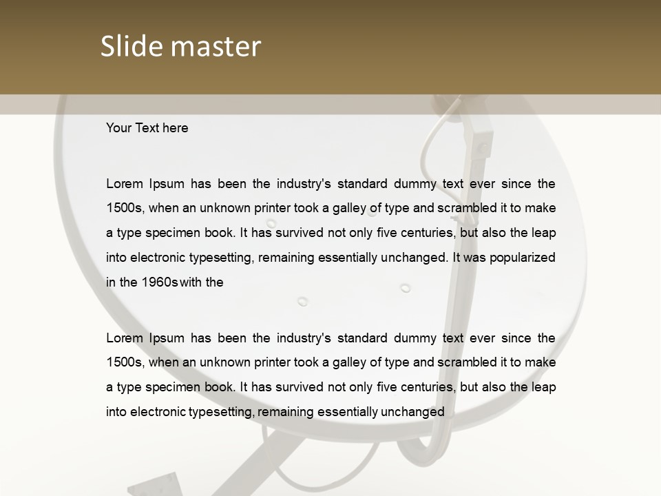 Digital Broadcasting Wireless PowerPoint Template