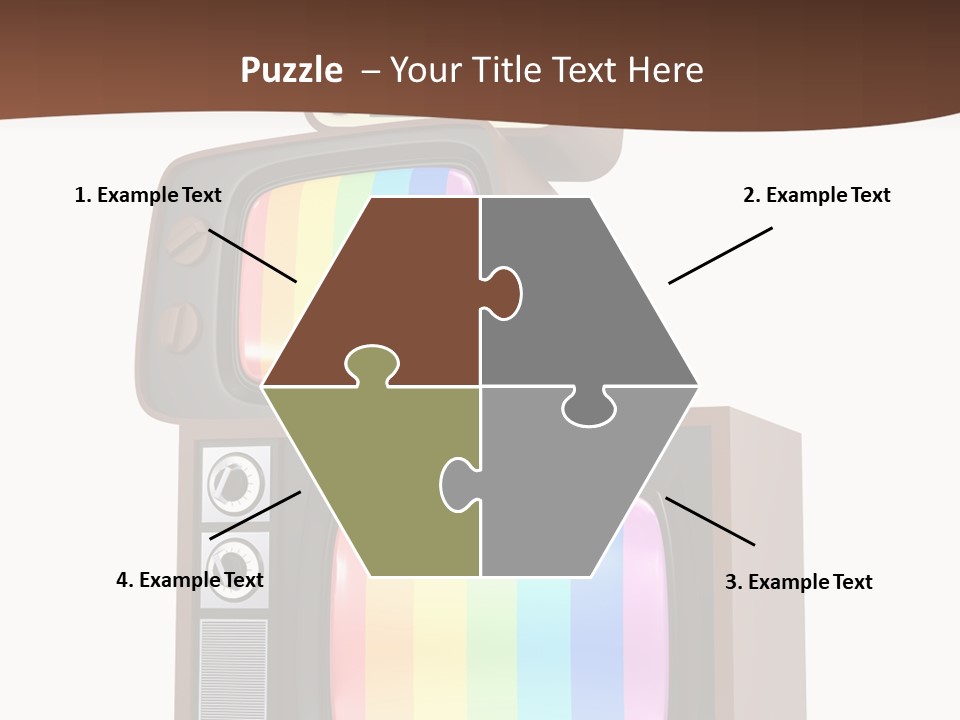 Domestic Button Vintage PowerPoint Template