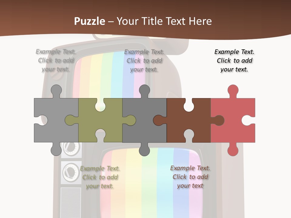 Domestic Button Vintage PowerPoint Template