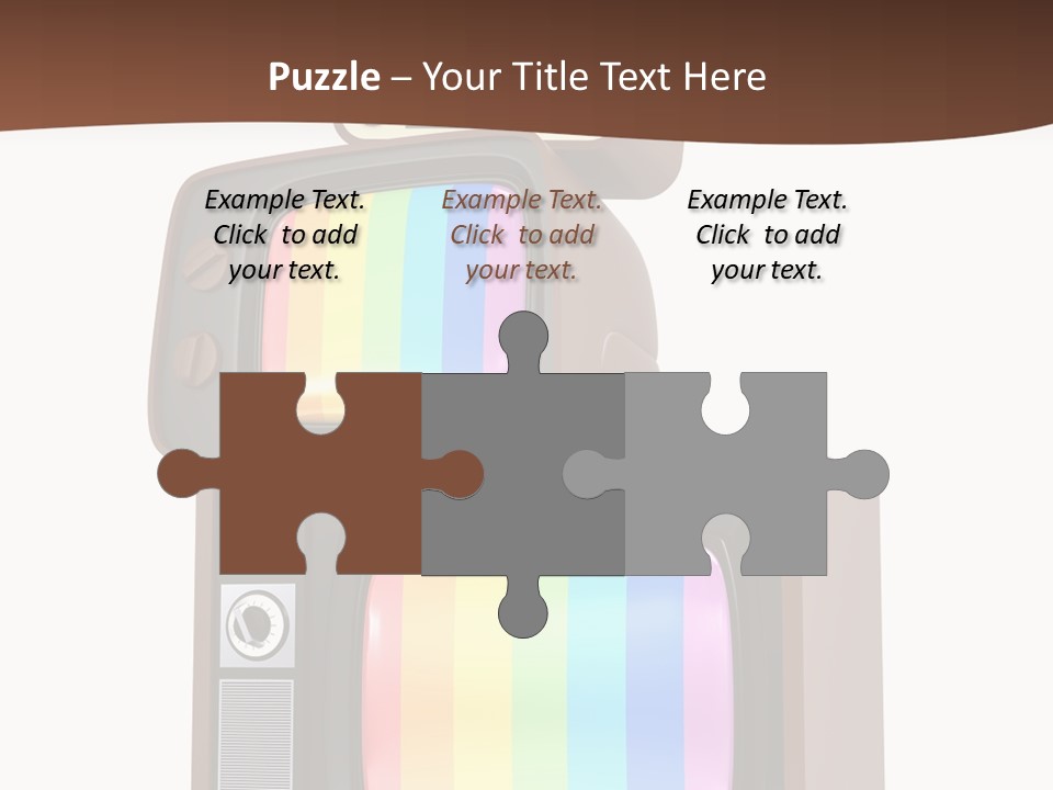 Domestic Button Vintage PowerPoint Template