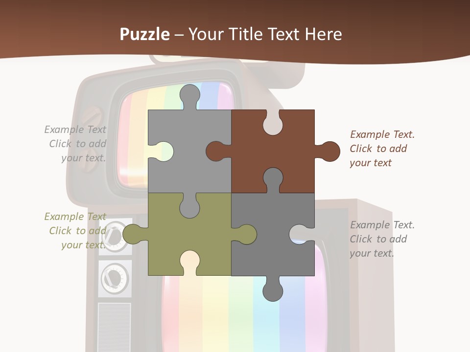 Domestic Button Vintage PowerPoint Template