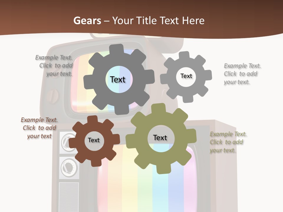 Domestic Button Vintage PowerPoint Template