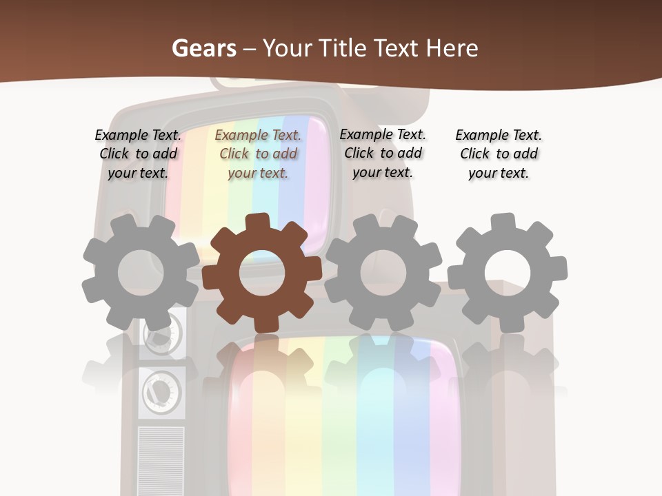 Domestic Button Vintage PowerPoint Template