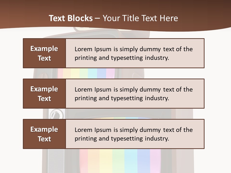 Domestic Button Vintage PowerPoint Template