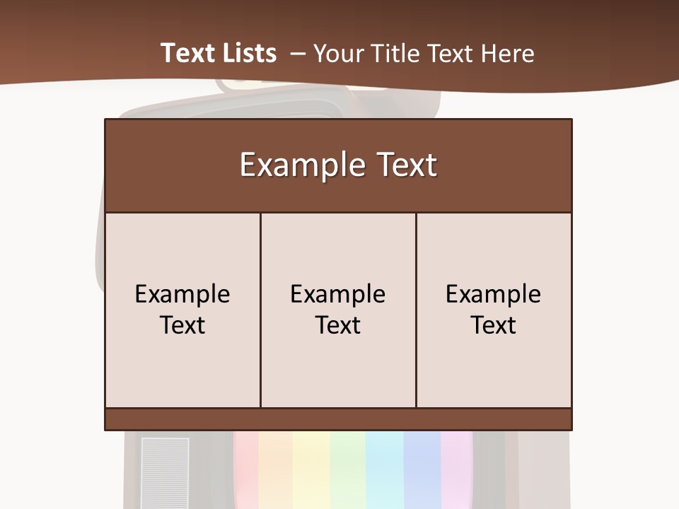 Domestic Button Vintage PowerPoint Template