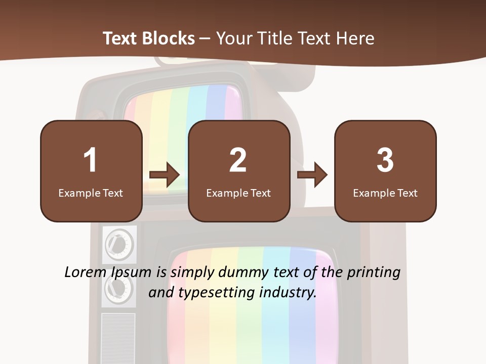 Domestic Button Vintage PowerPoint Template