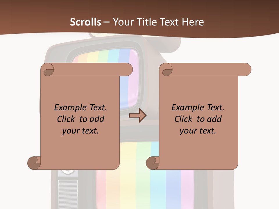 Domestic Button Vintage PowerPoint Template