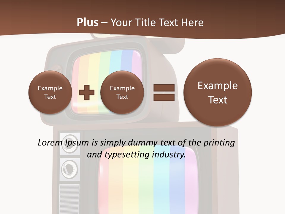 Domestic Button Vintage PowerPoint Template