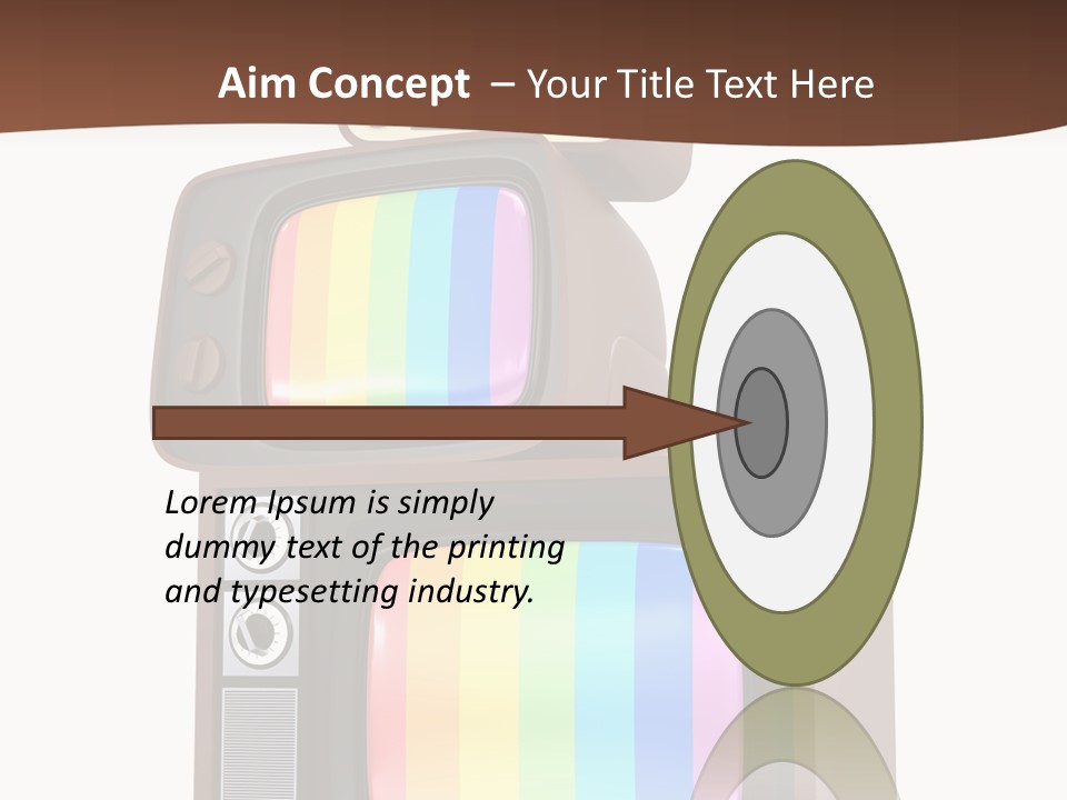 Domestic Button Vintage PowerPoint Template