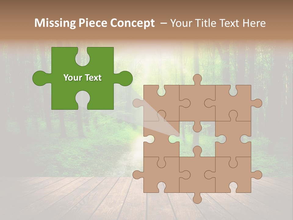 Frame Floor Light PowerPoint Template