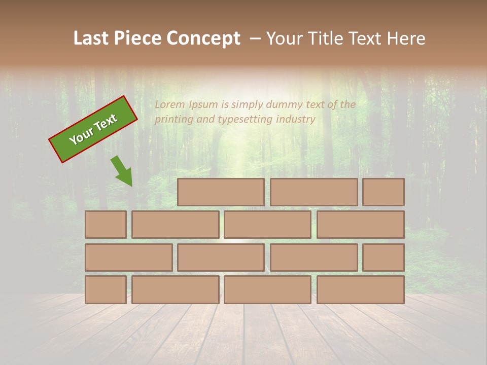 Frame Floor Light PowerPoint Template